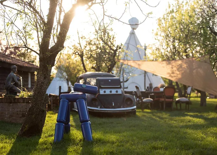Сasa de vacaciones Sleeping Among The Sheep At Vrouwtje Poppy *